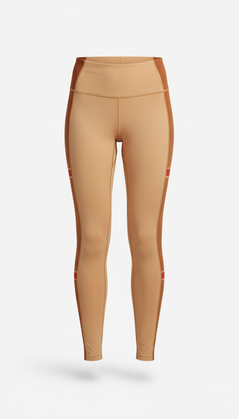 Legging taille haute en tissu compressif