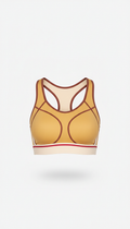 Brassière de sport avec dos ajouré