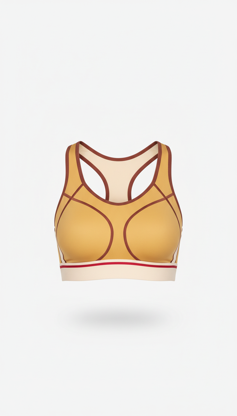 Brassière de sport avec dos ajouré